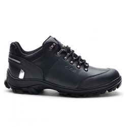 Tênis Militar Em Couro Atron Shoes 269 - 269ltpt - BOOTSHOES